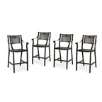 Tahoe Outdoor 29 Aluminum Barstool (Set of 4) by Christopher Knight Home