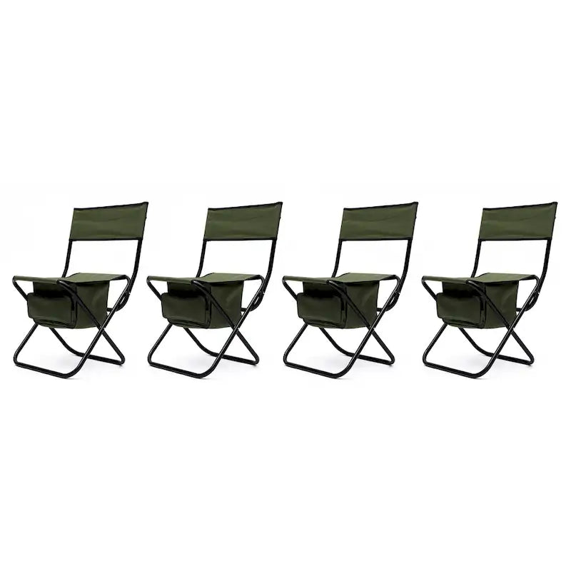 Folding Outdoor Chairs with Storage Bag (Set of 4)