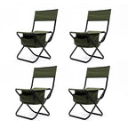 Folding Outdoor Chairs with Storage Bag (Set of 4)
