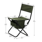 Folding Outdoor Chairs with Storage Bag (Set of 4)