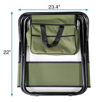 Folding Outdoor Chairs with Storage Bag (Set of 4)