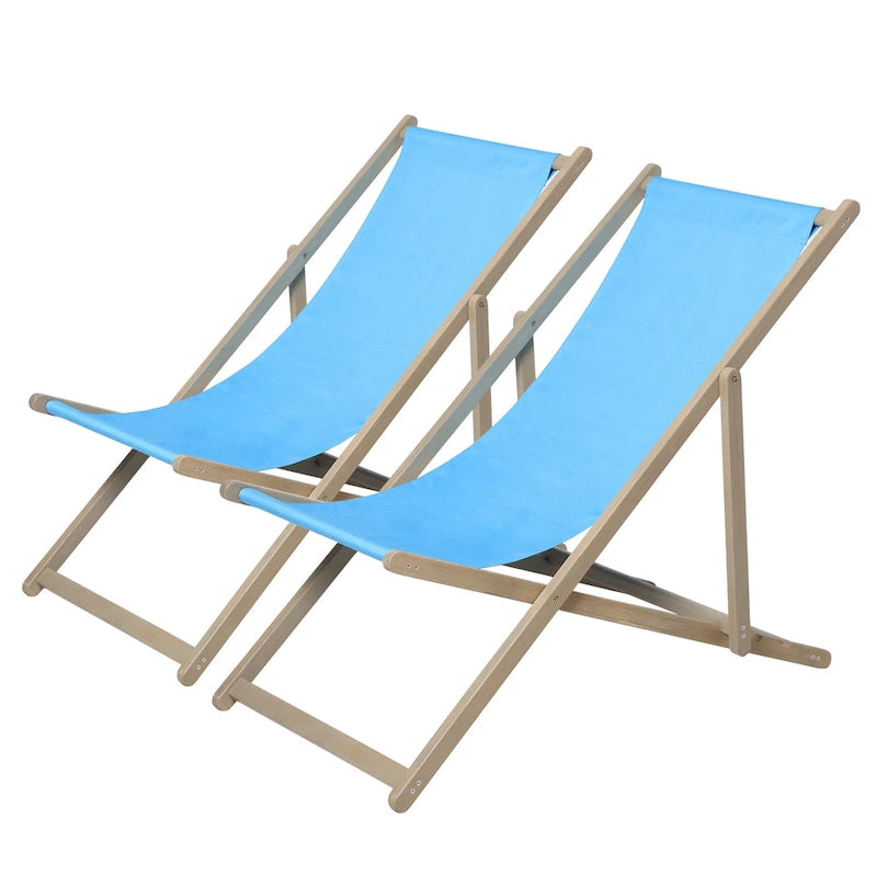 Beach Sling Patio Chair (Set of 2)