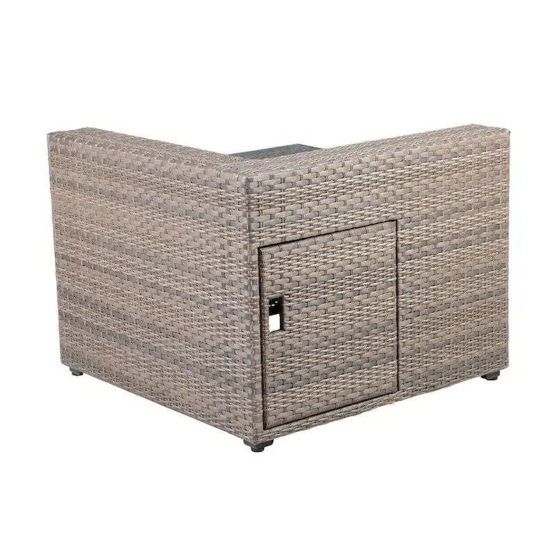 Terella 7-Piece Outdoor Lounge Set, Gray