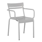 Modern Commercial Grade 2 Slat Indoor/Outdoor Steel Stack Chair