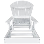 Polytrends Altura Poly Eco-Friendly All Weather Reclining Chaise Lounge with Arms & Side Table (2 Piece Set)