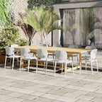Amazonia Sunset Resin/ Eucalyptus 11-piece Outdoor Extendable Dining Set
