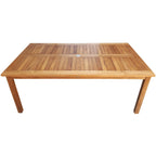 Chic Teak Antigua Rectangular Teak Wood Bistro Counter Table, 63 x 35 inch (table only)