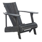 SAFAVIEH Outdoor Mangla Adirondack Chair with Retractable Footrest - 52W x 32D x 30H