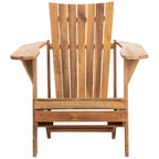 SAFAVIEH Outdoor Mangla Adirondack Chair with Retractable Footrest - 52W x 32D x 30H