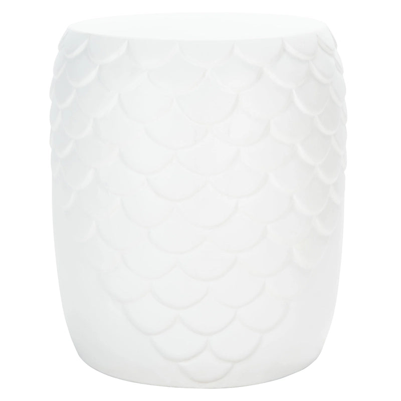 SAFAVIEH Outdoor Onerva Concrete Accent Stool - 15.75 W x 15.75 L x 18.11 H - 16Wx16Dx18H