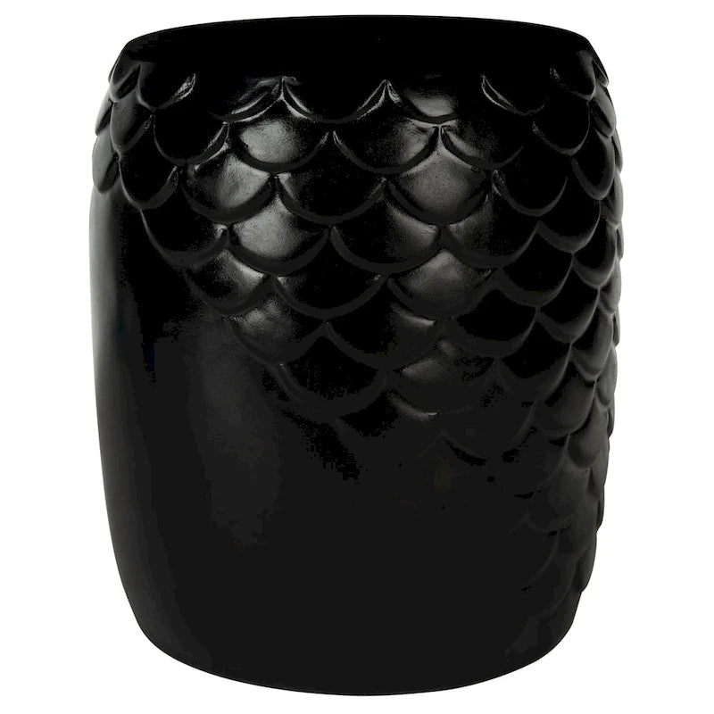 SAFAVIEH Outdoor Onerva Concrete Accent Stool - 15.75 W x 15.75 L x 18.11 H - 16Wx16Dx18H