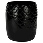 SAFAVIEH Outdoor Onerva Concrete Accent Stool - 15.75 W x 15.75 L x 18.11 H - 16Wx16Dx18H