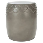 SAFAVIEH Outdoor Onerva Concrete Accent Stool - 15.75 W x 15.75 L x 18.11 H - 16Wx16Dx18H