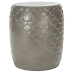SAFAVIEH Outdoor Onerva Concrete Accent Stool - 15.75 W x 15.75 L x 18.11 H - 16Wx16Dx18H