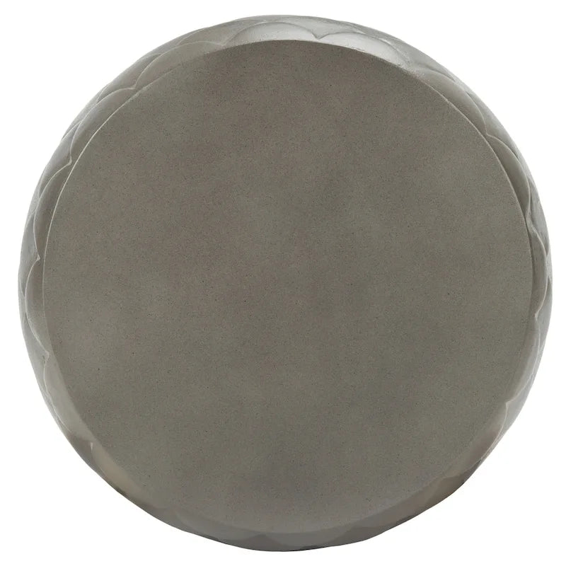SAFAVIEH Outdoor Onerva Concrete Accent Stool - 15.75 W x 15.75 L x 18.11 H - 16Wx16Dx18H