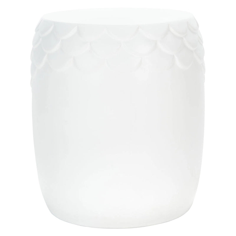 SAFAVIEH Outdoor Onerva Concrete Accent Stool - 15.75 W x 15.75 L x 18.11 H - 16Wx16Dx18H