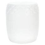 SAFAVIEH Outdoor Onerva Concrete Accent Stool - 15.75 W x 15.75 L x 18.11 H - 16Wx16Dx18H