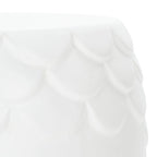 SAFAVIEH Outdoor Onerva Concrete Accent Stool - 15.75 W x 15.75 L x 18.11 H - 16Wx16Dx18H