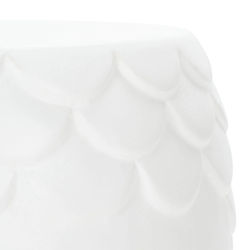 SAFAVIEH Outdoor Onerva Concrete Accent Stool - 15.75 W x 15.75 L x 18.11 H - 16Wx16Dx18H