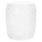 SAFAVIEH Outdoor Onerva Concrete Accent Stool - 15.75 W x 15.75 L x 18.11 H - 16Wx16Dx18H