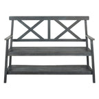 SAFAVIEH Outdoor Beatrijs Bench - 49Wx22Dx35H