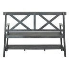 SAFAVIEH Outdoor Beatrijs Bench - 49Wx22Dx35H