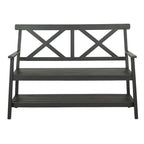 SAFAVIEH Outdoor Beatrijs Bench - 49Wx22Dx35H