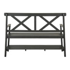SAFAVIEH Outdoor Beatrijs Bench - 49Wx22Dx35H