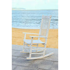 SAFAVIEH Outdoor Marilijn Acacia Wood Rocking Chair - 26W x 45D x 34H