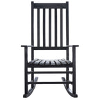 SAFAVIEH Outdoor Marilijn Acacia Wood Rocking Chair - 26W x 45D x 34H
