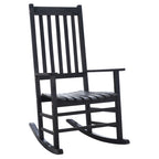 SAFAVIEH Outdoor Marilijn Acacia Wood Rocking Chair - 26W x 45D x 34H