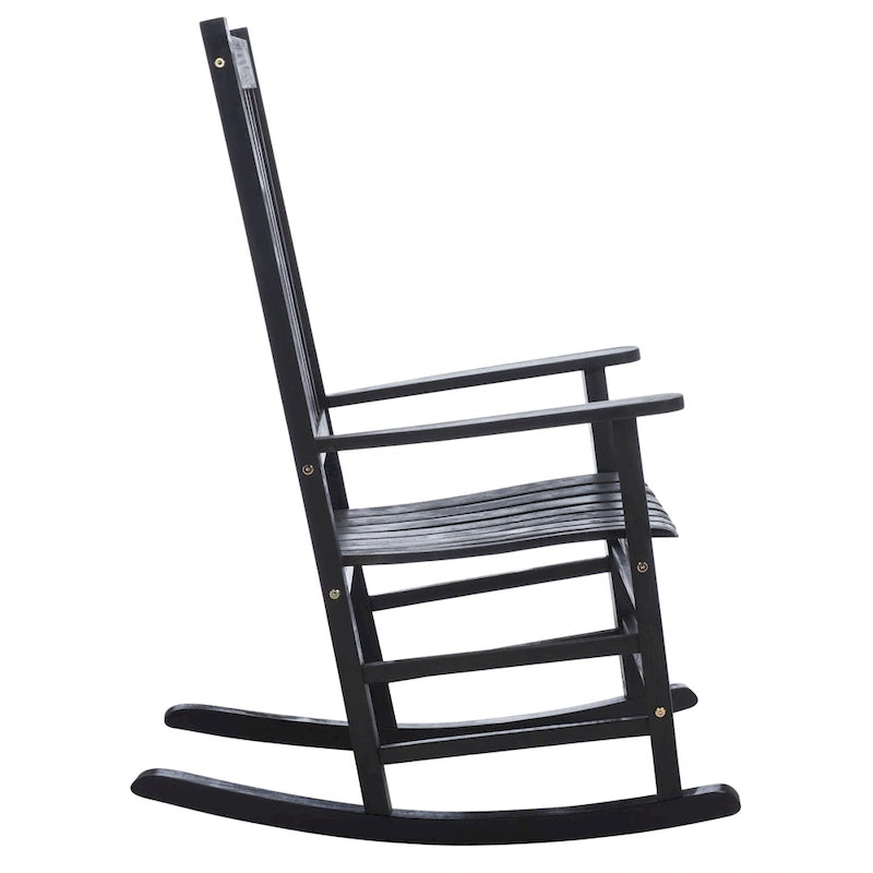 SAFAVIEH Outdoor Marilijn Acacia Wood Rocking Chair - 26W x 45D x 34H