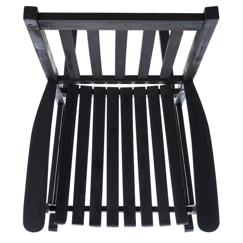 SAFAVIEH Outdoor Marilijn Acacia Wood Rocking Chair - 26W x 45D x 34H