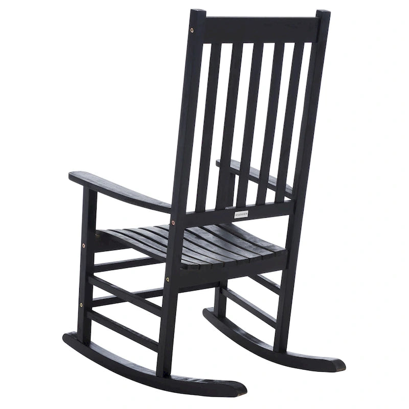 SAFAVIEH Outdoor Marilijn Acacia Wood Rocking Chair - 26W x 45D x 34H