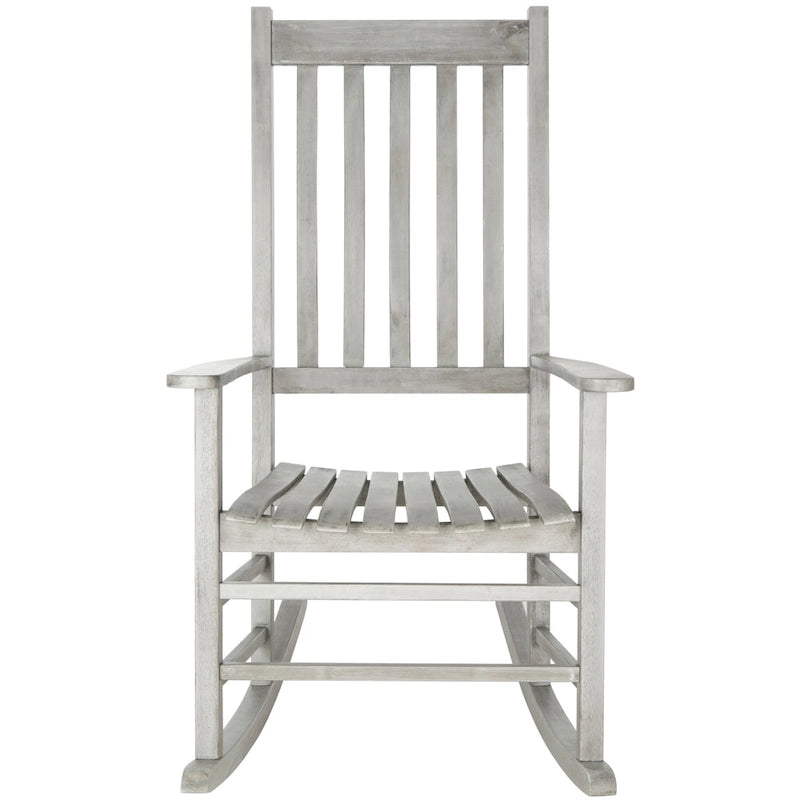 SAFAVIEH Outdoor Marilijn Acacia Wood Rocking Chair - 26W x 45D x 34H