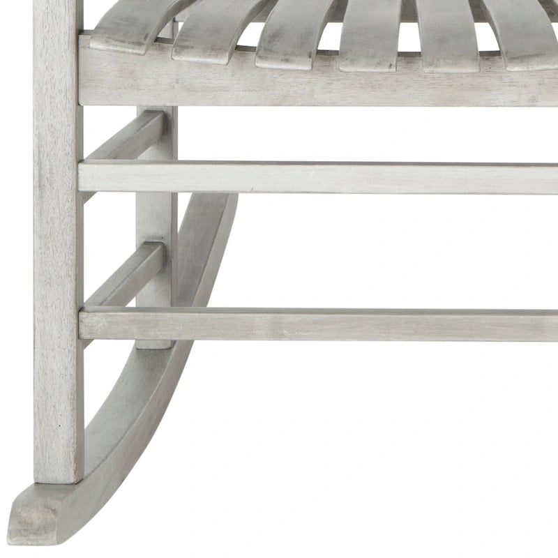 SAFAVIEH Outdoor Marilijn Acacia Wood Rocking Chair - 26W x 45D x 34H