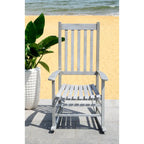SAFAVIEH Outdoor Marilijn Acacia Wood Rocking Chair - 26W x 45D x 34H