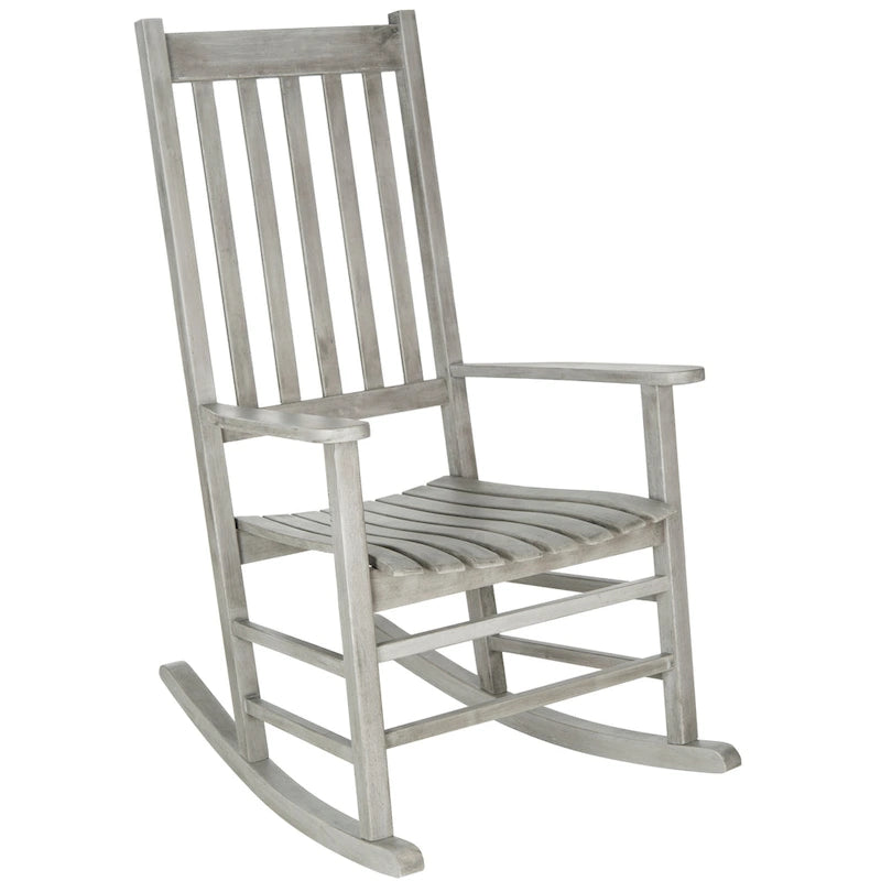 SAFAVIEH Outdoor Marilijn Acacia Wood Rocking Chair - 26W x 45D x 34H