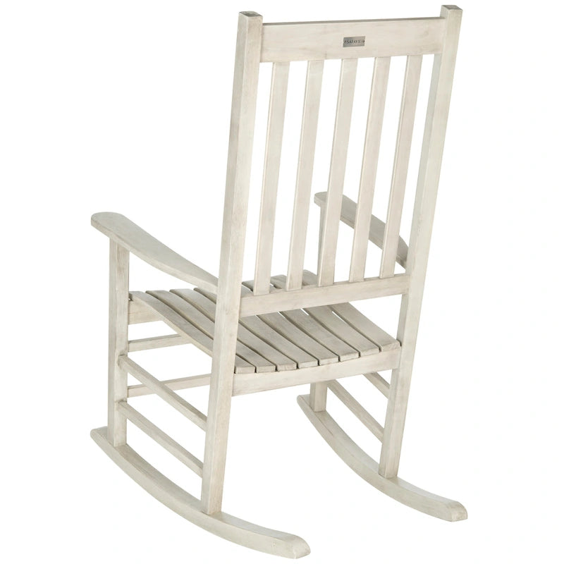 SAFAVIEH Outdoor Marilijn Acacia Wood Rocking Chair - 26W x 45D x 34H