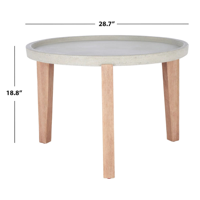 SAFAVIEH Outdoor Julina Side Table - 29Wx29Dx19H