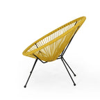 Anson Outdoor Steel/ PE Rattan Hammock Weave Chair (Set of 4) by Christopher Knight Home