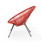 Anson Outdoor Steel/ PE Rattan Hammock Weave Chair (Set of 4) by Christopher Knight Home