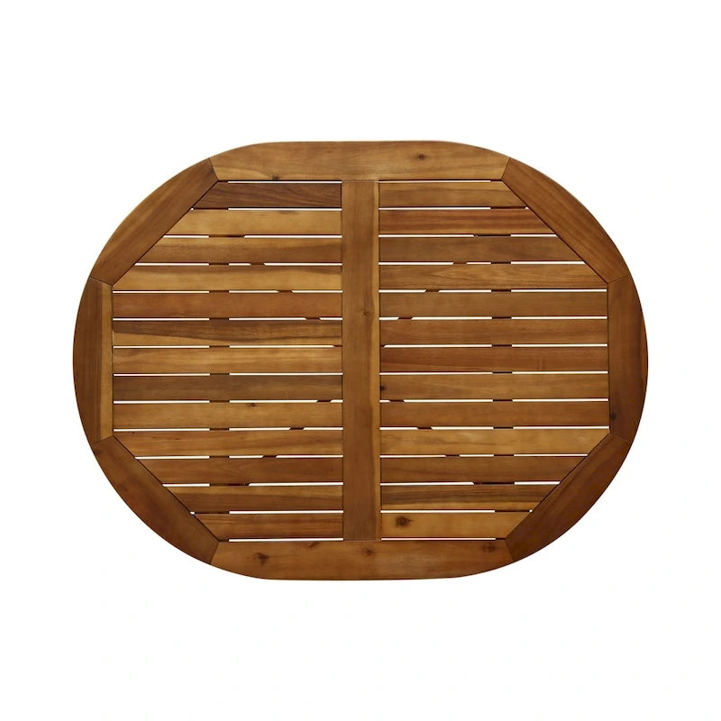 Stamford Outdoor Rustic Acacia Wood Slat Top Bar Table by Christopher Knight Home - 39.75L x 30.50W x 39.75H