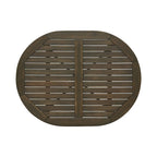 Stamford Outdoor Rustic Acacia Wood Slat Top Bar Table by Christopher Knight Home - 39.75L x 30.50W x 39.75H