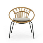 Banya Outdoor Faux Wicker Chairs (Set of 2) by Christopher Knight Home