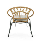 Banya Outdoor Faux Wicker Chairs (Set of 2) by Christopher Knight Home