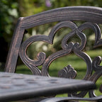 Austin Outdoor 5-piece Cast Aluminum Square Dining Set by Christopher Knight Home