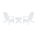 Malibu Outdoor 3-piece Acacia Wood Chat Set by Christopher Knight Home