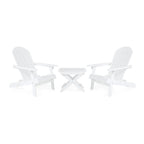 Malibu Outdoor 3-piece Acacia Wood Chat Set by Christopher Knight Home