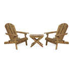 Malibu Outdoor 3-piece Acacia Wood Chat Set by Christopher Knight Home